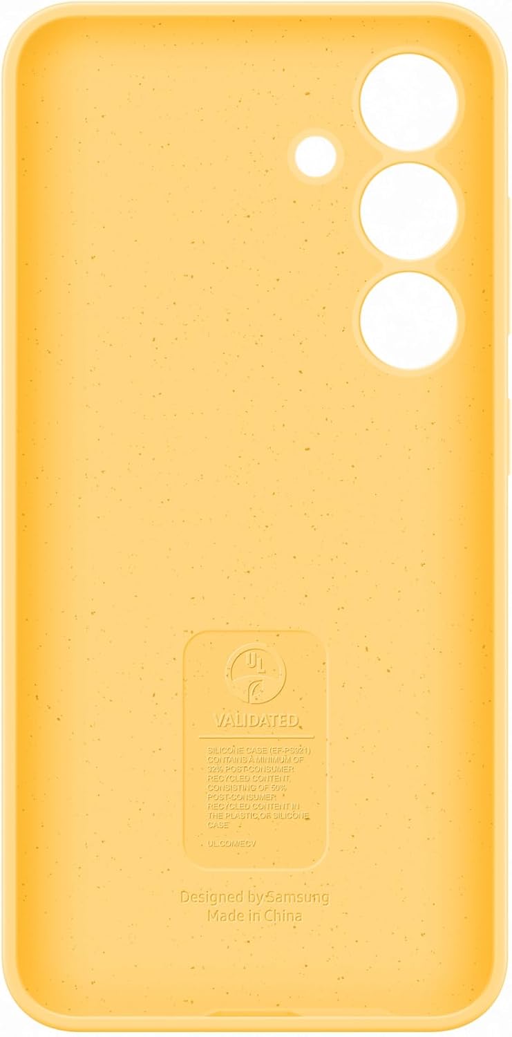 Samsung Galaxy S24 Silicone Case | Yellow Samsung Galaxy S24 Silicone Case | Yellow